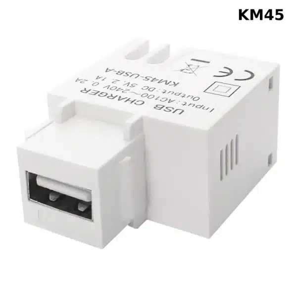 USB-A utičnica za ugradbene podne konzole KM45 OMU