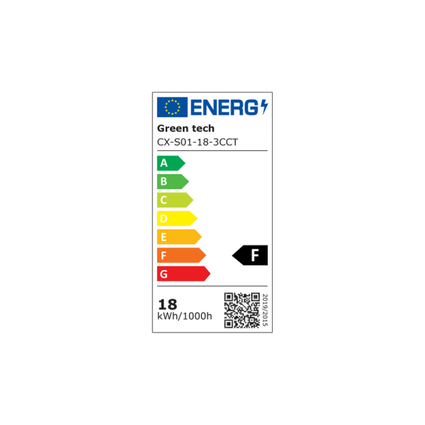 LED panel ugradbeni kvadratni Green Tech 18W 3CCT - Slika 5