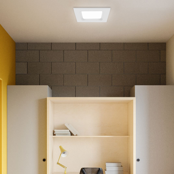 LED panel ugradbeni kvadratni Green Tech 6W 3CCT - Slika 11
