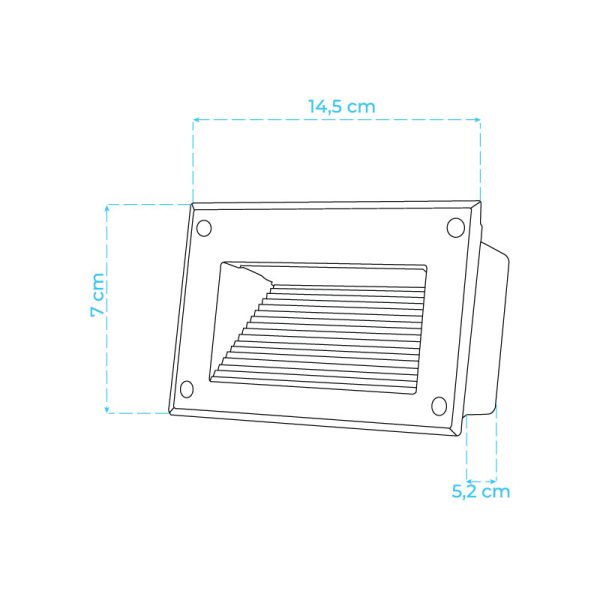 LED zidna vanjska svjetiljka Green Tech 3W, 3000K, IP65 - Slika 3
