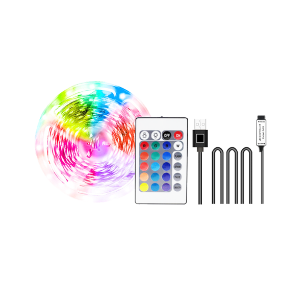 RGB LED TRAKA 2M USB S KONTROLEROM 7,2W/M - Slika 4