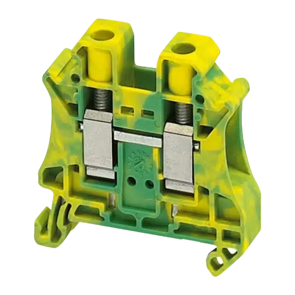 Redna stezaljka za DIN šinu Schneider 10mm2 žuto/zelena