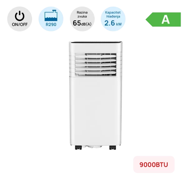 Prijenosna klima Chigo 9000BTU 2,6kW R290
