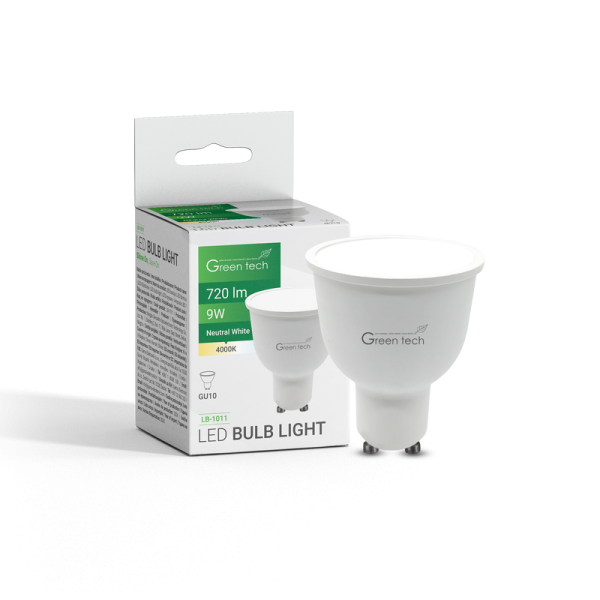 GREEN TECH LED žarulja Green Tech 9W, 4000K, GU10, IP20, Sanan chip - LB-1011