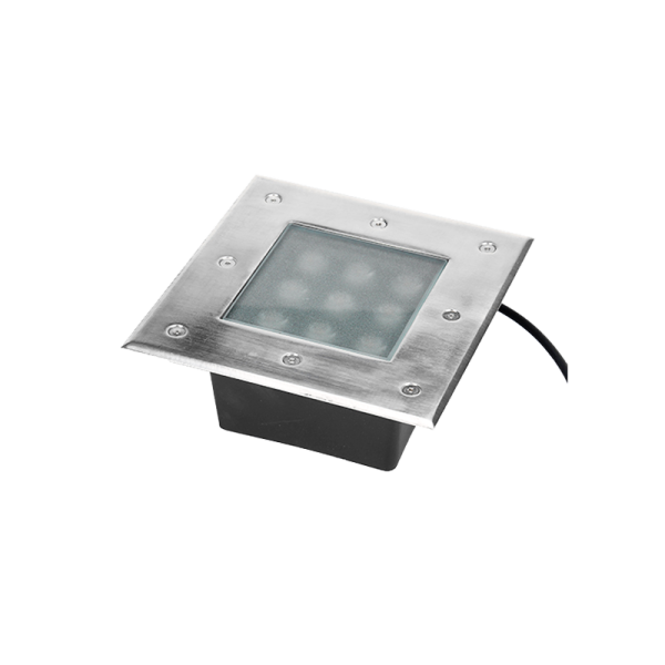 GREEN TECH LED podna ugradna svjetiljka Green Tech 9W, 3000K, IP66 - MF180-9W-WW