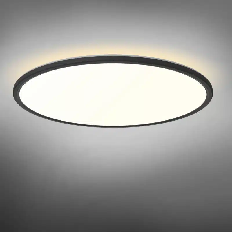 LED plafonjera Videx FI 500 44W 3CCT (3000K-4000K-5000K) Crna - Slika 3